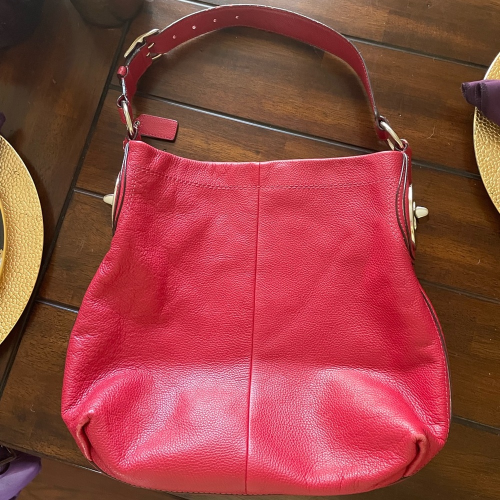 Red Coach Bag